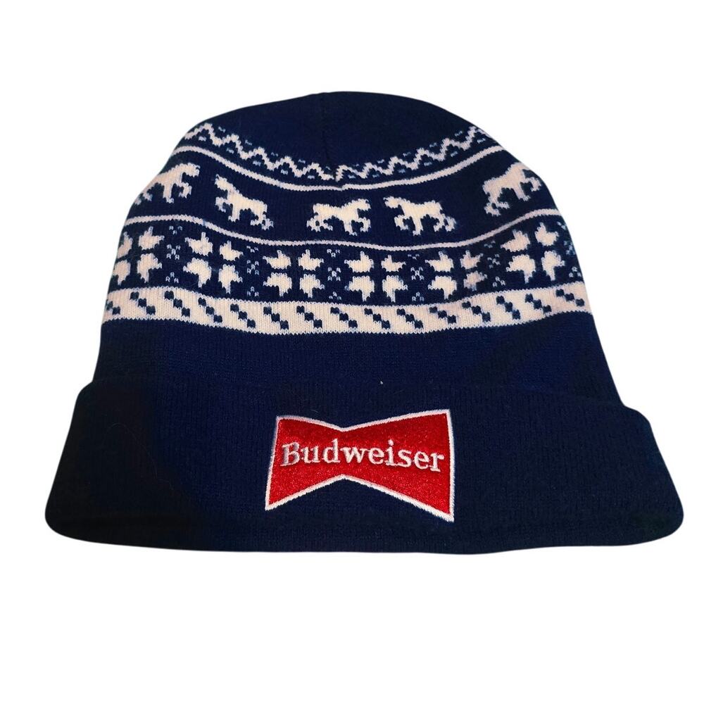 Budweiser horse nordic beanie